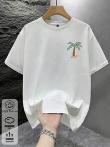 Men T-Shirts - 白-7 - 查看 5