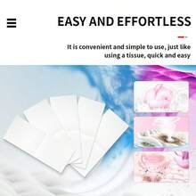 100PCS/200PCS Color Absorbing Sheets, Anti-Color Bleeding Sheets, No Dyeing Of Clothes, Worry-Free Mixed Washing, Mixed Washing Of Dark And Light Clothes, Home Essential, Commercial Anti-Color Bleeding Master Sheets - 200 Tablets - View 4