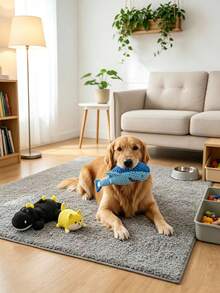 Random Size Polyester Durable Chew Doll Set, Suitable For Cats And Dogs, Includes Various Patterns And Styles, Including Plush Toys And Rope Toys, Suitable For Small And Medium Dogs, Suitable For Multiple Cats And Dogs To Play Together - Multicolor - View 7