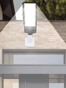 Striscia LED per illuminazione stradale con tubo di installazione, luce da parete esterna 220V per cortile, strada, portico, parcheggio, corridoio, giardino posteriore, giardino, fienile, patio, luce allagante luminosa, recinzione, sentiero, casa, garage, magazzino, luce a palo cablata, 50/96 LED - Lampione stradale a LED - Visualizzare 1