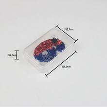 1pc Digital Birthday Candle With Blue & Red Spider Outline, 0-9 Creative New Handmade Candle For 1st Birthday Party Theme Cake Decoration, Atmospheric Birthday Number Candle - View 5