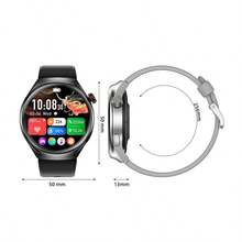 Watch4 Pro Smartwatch With Bluetooth Calls, Heart Rate Monitor, Health Tracking, Notifications, And Water Resistance - Black - View 11