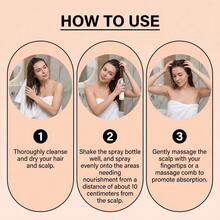Hoegoa No-Rinse Hair Styling Spray, Lightweight & Voluminous Texture, Refreshing & Non-Greasy, Repairs Damaged Hair, Deeply Nourishes, Say Goodbye To Flat Hair Roots - Spray - View 4