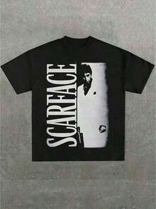 Camisetas para hombres, Camiseta de algodón de estilo callejero clásico, Ropa interior de mujer para el verano - Negro - Ver 1