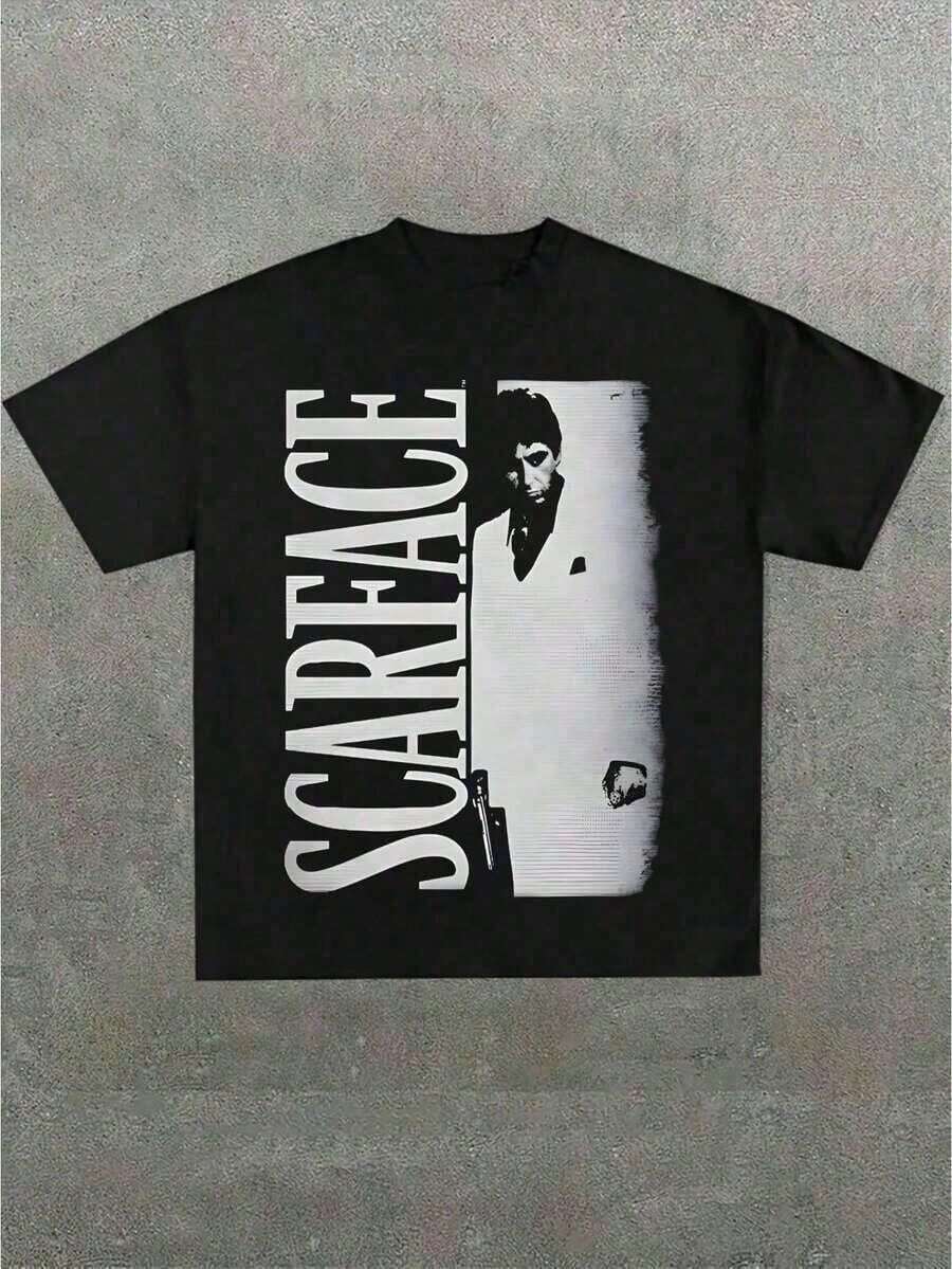 Camisetas para hombres, Camiseta de algodón de estilo callejero clásico, Ropa interior de mujer para el verano - Negro - Ver 1