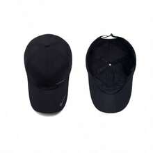 Casual Versatile Embroidered Letter Adjustable Baseball Cap - Black - View 2