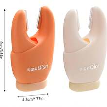 Odor-Free Garlic Peeler, Dual-Function Manual Skin Remover With Stainless Steel Blade, Potato Eye Remover & Precision Tweezers, Comfort Grip ABS Handle, Easy Peeling Tool For Ginger, Potato, Carrot, 2026 Orange - 1 - View 8