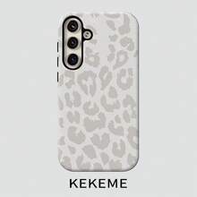 [24h Shipping From DE/FR/ES]Apple 17 16  22 23 24 25 26 Galaxy Phone Case - KEKEME Leopard Print 2-In-1 Suitable For  Galaxy S26 S25 S24 S23 S22 S21 S21+ S21 Ultra Plus FE Edge S20 A15 A16 A17 A23 A32 A34 A35 A36 A52 A53 A54 A55 A56 Full Coverage Anti-Drop Fashion Easy Mobile Phone Case For Men And Women - 1 Piece Of Picture Color - View 1