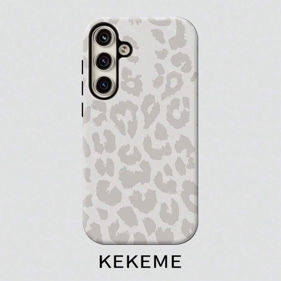 [24h Shipping From DE/FR/ES]Apple 17 16  22 23 24 25 26 Galaxy Phone Case - KEKEME Leopard Print 2-In-1 Suitable For  Galaxy S26 S25 S24 S23 S22 S21 S21+ S21 Ultra Plus FE Edge S20 A15 A16 A17 A23 A32 A34 A35 A36 A52 A53 A54 A55 A56 Full Coverage Anti-Drop Fashion Easy Mobile Phone Case For Men And Women - 1 Piece Of Picture Color - View 1
