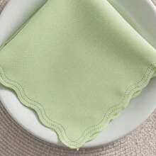 Fabric Napkin Set Of 50 Oxford Laser Finish - Verde Claro - View 2