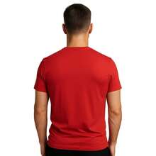 Set Of 2 Men's T-Shirts, 100% Premium Cotton, Printed, Various Colors, New Release - 紅色和卡其色 - 查看 3