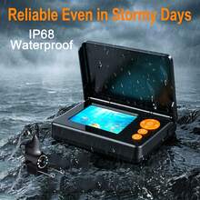 Outdoor Fishing Detector 1080P Pond Sounder 4.3-Inch Underwater Fish Endoscope With 30M Detection Cable Built In 5000mAh Battery Supports TYPE-C Charging With 8 LED Detection Lights Adjustable Brightness Suitable For Outdoor Fishing - Black - View 6