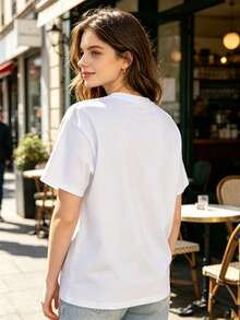 Women T-Shirts - White - View 4