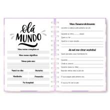 Caderneta de Vacinação Caderno de Saúde Temas Variados Menina Menino Kids Crianças Capa Dura Wire-o - H - Visão 5