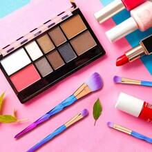 12 Pcs Brushes Set Premium Foundation Blending Blush Concealer Eye Face Lip Brushes Powder Complete Brushes Kit Synthetic Bristles - inicial - Ver 5