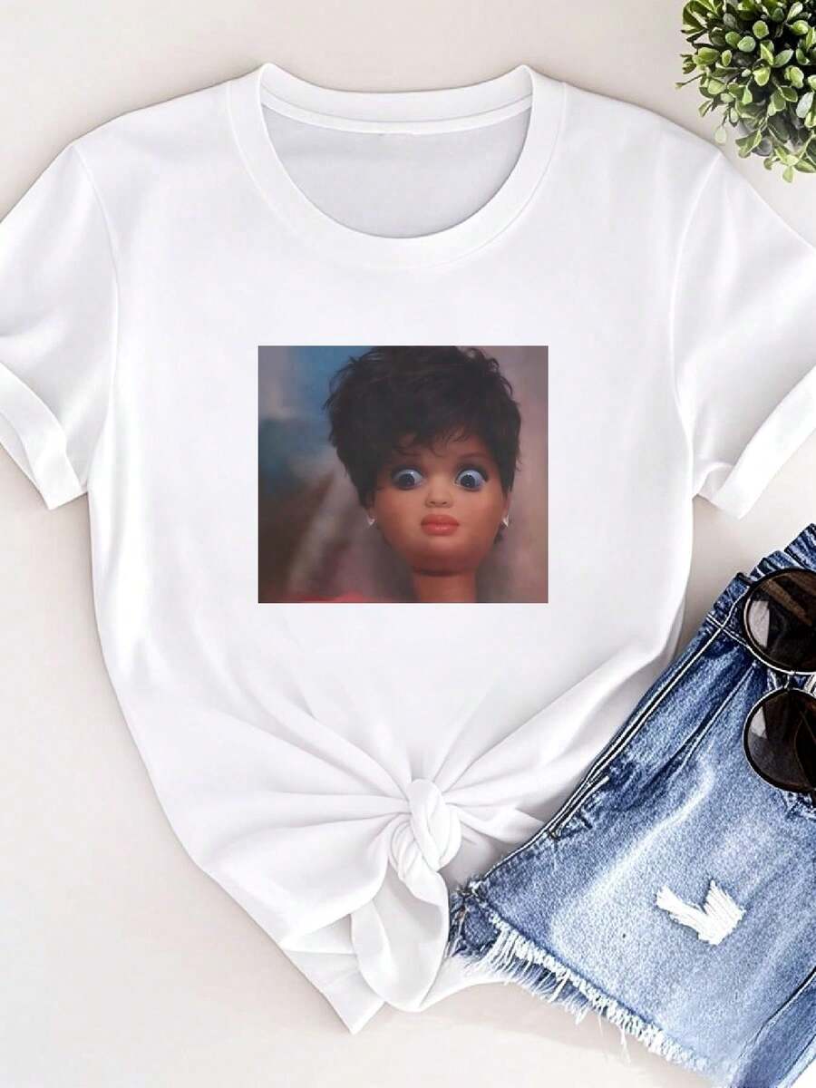 Women T-Shirts - 白色 - 查看 1