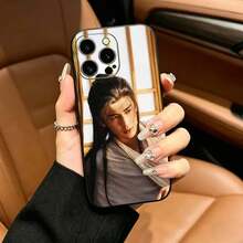 Chasing Drama Co-Branded Jade Guanyin Xiezheng Phone Case Compatible With Apple 12 13 14 15 16 17 Pro Max, Black, Ultra-Thin, Soft, Lightweight, Shockproof, Stylish, And Unisex. - z7 - 查看 3