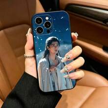 Chasing Drama Co-Branded Jade Guanyin Xiezheng Phone Case Compatible With Apple 12 13 14 15 16 17 Pro Max, Black, Ultra-Thin, Soft, Lightweight, Shockproof, Stylish, And Unisex. - z7 - 查看 11