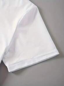 Talla Grande - Talla Grande - Nueva Camiseta para Mujer, Top Casual de Moda en Talla Grande, Camiseta Casual Estampada para Mujer - Blanco - Ver 4
