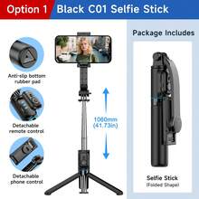 TOKQI Selfie Stick Phone Holder Telescopic All-In-One, Smartphone Selfie Tripod With Wireless Remote Control, 360 Degree Rotating Phone Clip, Essential Outdoor Travel Stand, Compatible With IOS/Android Smartphones - View 15