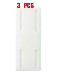 1/3pcs Self-Adhesive Cable Management Clips, No-Drill Desktop Socket Holder, Slide-In Power Strip Mount, White Plastic Adhesive Cable Organizer Brackets, Cable Holder, Practical Hooks - A - View 11
