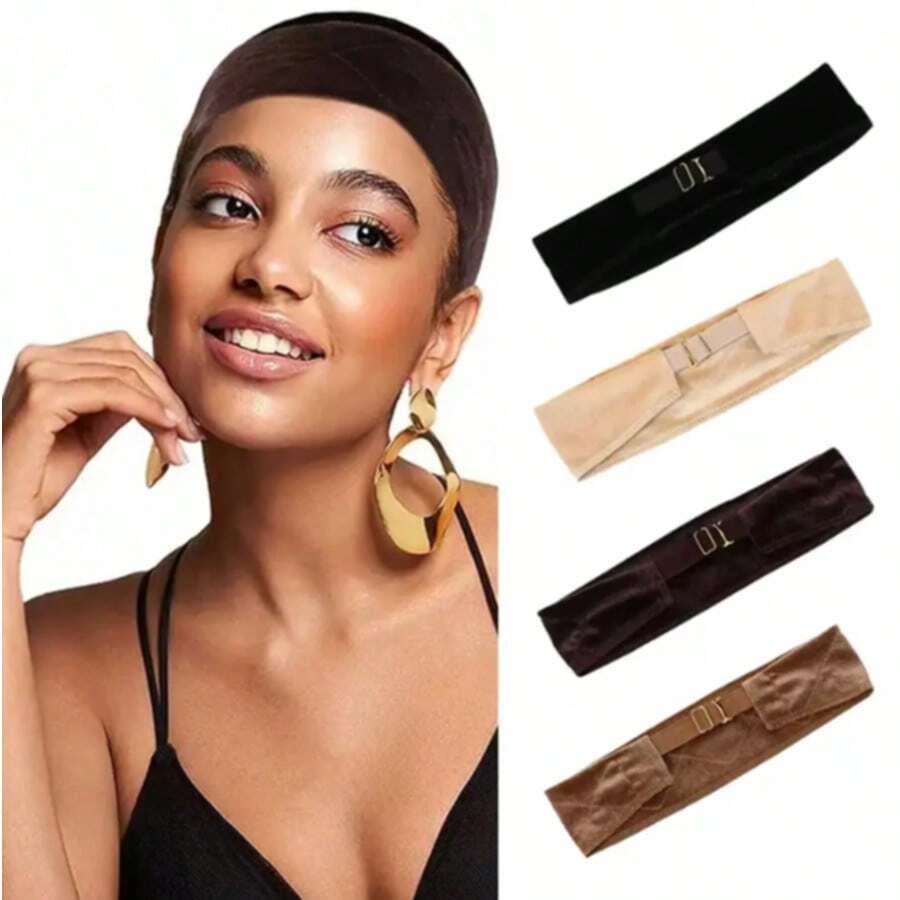 Silicone Non-Slip Wig Band, Adjustable Velvet Lace Wig Fixing Strap, Comfortable And Secure, Multiple Colors Available, High-Quality Design, Halloween - View 1