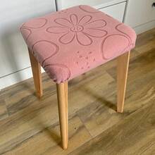 Square Stool Cover Elastic Dining Table Chair Cover Bench Cover Non-Slip - Multicolor - View 10