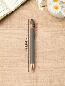 Customizable Multi-Color Metal Ballpoint Pens, 6pcs - Retractable, Lightweight & Durable, Optional - Suitable For Business, Office Supplies, School, Back To School And Graduation Gifts, Teacher Classroom Essentials, Personalized Pens - 套裝 - 查看 5