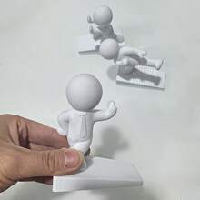 2款隨機款式可愛裝飾門擋，可靈活移動的門楔，附防滑底座，保護牆壁與地板，居家裝飾 - 門檔 - 查看 9