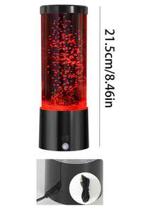 1pc Colorful LED Realistic Volcano Eruption Night Light, USB Powered Desktop Decor Volcano Lamp, Christmas Living Room Bedroom Office Home Decor Table Lamp - Multicolor - View 11