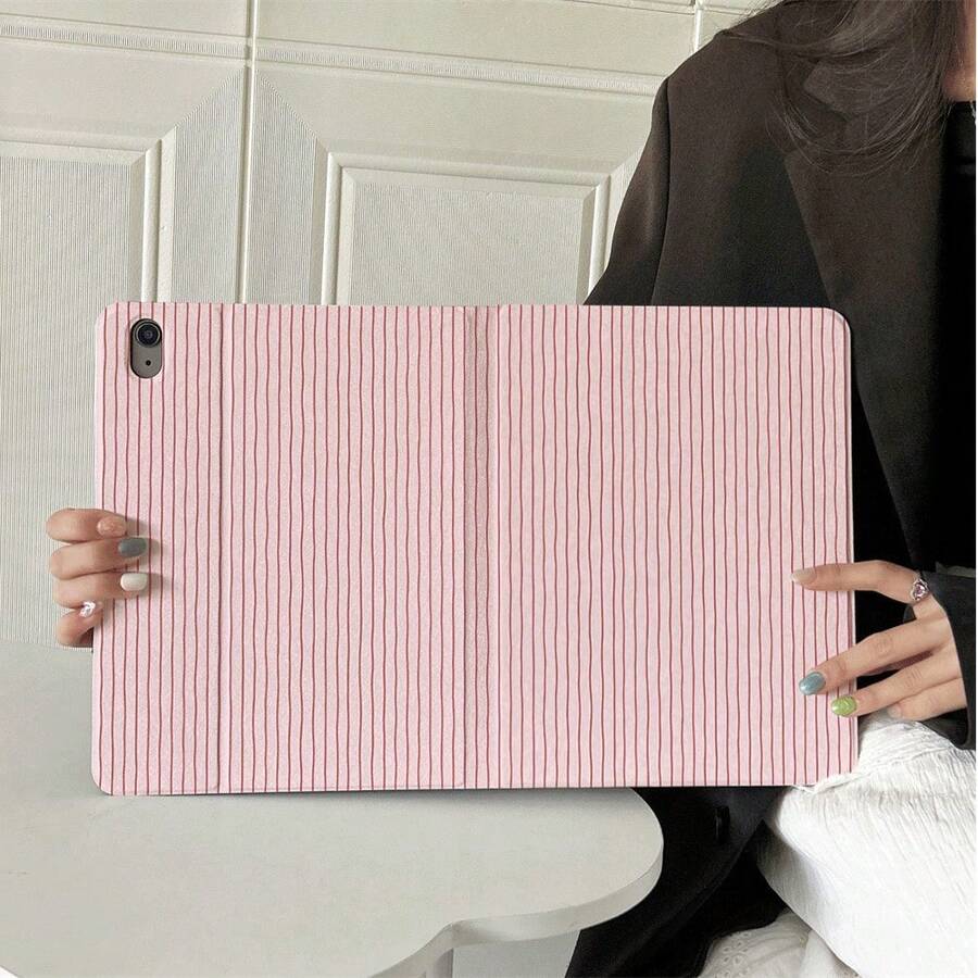 1件書本式翻蓋平板保護殼,附多角度支架與筆槽,相容 iPad 10代 10.9吋 2022 智慧保護殼/Air 13(M3 2025)/Air 11(M3 2025)/11(A16 2025)/Galaxy Tab S10+/S9/A17,適用於 Pad、MatePad、Pad、Honor Pad、Xiaoxin Pad - 彩色 - 查看 1