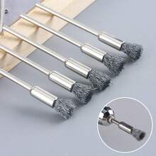 Nail Polishing Head Cleaning Brush, Copper Wire Polishing Wheel, Rust Removal Polishing Head, Electric Polishing Bowl-Shaped Cleaning Brush, Polishing, Deburring, And Rust Removal Tools. - Multicolor - View 7