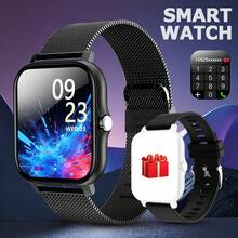 NcmRyu Unisex Smartwatch, Comfortable Silicone Strap, Supports Phone Calls, Message Notifications, Music Control, Alarm, 180mAh, Compatible With Android And IOS Systems, Sports Style, Suitable For World Cup Party - View 18