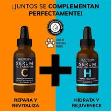 Vitamin C + Hyaluronic Acid + Vitamin E Serum | 95% Natural Ingredients | Skincare | Radiance, Hydration, Firmness & More Even Skin Tone | Lightweight Texture & Non-Greasy Feel | Facial Skincare Serum Ideal For All Skin Types - 30ml - 套裝 2 精華液 - 查看 2