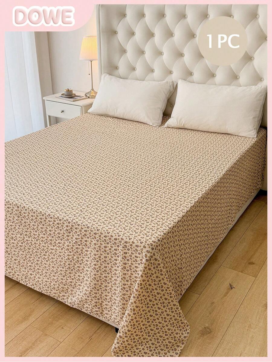 1 pieza Sábana de estilo bohemio 100% poliéster, textura de crepé de burbujas, patrón en relieve arrugado, unicolor ligero, decoración de dormitorio cómoda y transpirable