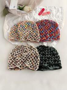 Gorro de punto hueco