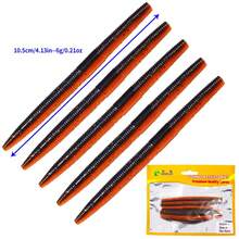 HENGJIA 5入/包 105mm-6g/130mm-8g 軟蟲誘餌 人工軟餌 地蟲游餌 適用於鱸魚、狗魚、鱒魚軟餌釣魚 - 彩色 - 查看 21