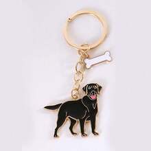 1pc Metal Jack Russell Terrier Dog Animal Enamel Heart Shaped Keychain Pendant Key Ring Suitable For Car Keys, Souvenir Gift For Women, Men, Handbag, Mother, Father, Graduation, Teacher - Multicolor - View 18