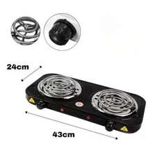 Relnix 2-Burner Cooktop Stove For Camping And Travel, 2000W, 220V - 黑色 - 查看 6