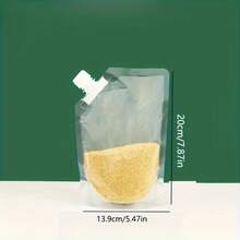 12pcs Sealed Storage Bags For Grains And Cereals, Large-Diameter Soy Milk Suction Nozzle Bags, And Portioning Bags - 12pcs - View 9