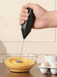 [Powerful Milk Frother] Electric Milk Frother - 1pc Battery Operated Portable Cappuccino And Coffee Mixer, Suitable For Kitchen Supplies - Multicolor - View 4