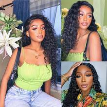 BINF Deep Wave Bundles Human Hair Unprocessed Virgin Human Quick Weave Hair Full And Thick Virgin Hair Extensions Natural Color Bundles Double Weft - Natural Black - View 6