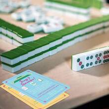 4pcs Mahjong Rules Quick Reference Cards, Mahjong Beginner Quick Reference Guide Cards - D - View 9