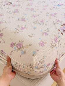 3 PiecesBedding Set With Cute Rabbit Pattern, Soft And Comfortable Bedding Including 1 Fitted Sheet And 2 Pillowcases, No Filling, Suitable For Dorm, Bedroom, Home Use, Multiple Size Options - Multicolor - View 9