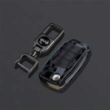 1件碳纖維紋路ABS塑料鑰匙遙控器保護套，適用於VW Polo Tiguan Passat B5 B6 B7 Golf 4 5 6 MK6 Jetta Lavida、Octavia汽車鑰匙殼替換 - A款 - 查看 5