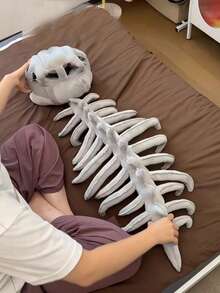 1 buah Topi Boneka Kepala Kerangka Dinosaurus, Kostum Boneka Kerangka yang Serasi, Hadiah Ulang Tahun yang Menyenangkan untuk Anak-anak dan Pacar - MultiWarna - View 10
