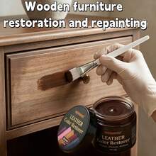 Leather Color Repair Paste - Color Repair Paste For Furniture And Wood, Repairs Scratches And Wear, Restores Faded Leather And Wood Surfaces. Specifically Designed Color Repair Pigment For Furniture, Practical And Thoughtful Holiday Gift. - A - View 2