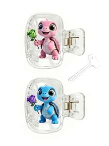 Cute Turtle Pattern Portable Toothbrush Cover, Transparent Travel Toothbrush Storage Box, Toothbrush Head Protective Clip, Toothbrush Storage Clip, Toothbrush Dust-Proof Protective Sleeve, Portable Design Convenient To Carry, Dust-Proof Cover, Suitable As Gift For Couples, Friends, Family, Teachers, Travel Enthusiasts, Essential For Home, Dorm, Vacation, Suitable For Birthday, Back To School, Wedding, Mother's Day, Easter And Other Occasions, Spring And Summer Essential - Multicolor - View 15