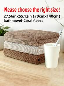 3/6pcs|Mixed Towel Set - Face Towel Set - Size 26.56x55.12inch/70x140cm, 13.78x29.53inch/35x75cm - Coral Fleece Material Soft Skin-Friendly Absorbent Quick-Drying - Easy To Dry No Shedding No Fading - With Hanging Ring Convenient For Drying - Essential Daily Home Set - Unisex All Season - Suitable For Bathroom, Kitchen, Bedroom, Pool, Sauna, Gym, Living Room, Hotel, Travel, Christmas Gift, Back To School And Other Scenarios - Multicolor - View 13
