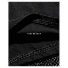[Camiseta de Algodón Talla Europea]Camiseta para Hombre: Regalo para el Día del Padre, Regalo Ideal para Papá, Ligera y Transpirable, Negra para el Verano - Negro - Ver 6